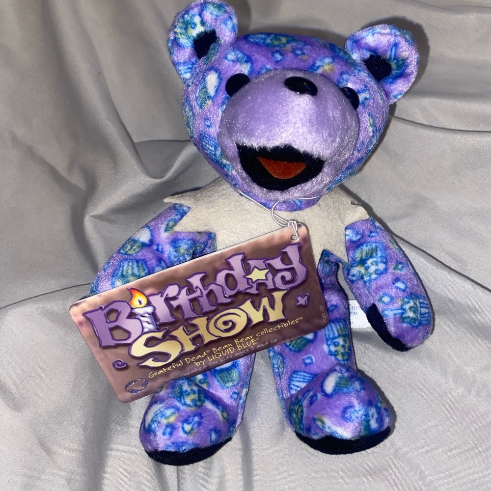 Grateful Dead Blue and Purple Decorative Plush
